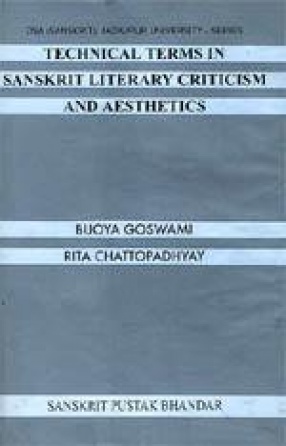 Technical Terms in Sanskrit Literary Criticism and Aesthetics