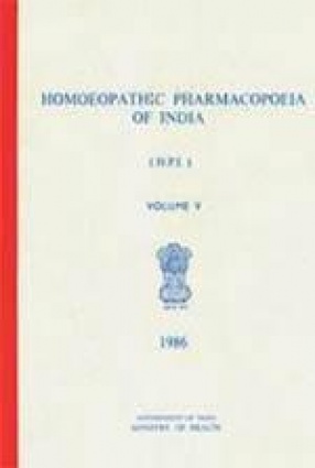 Homoeopathic Pharmacopoeia of India (Volume V, Year 1986)