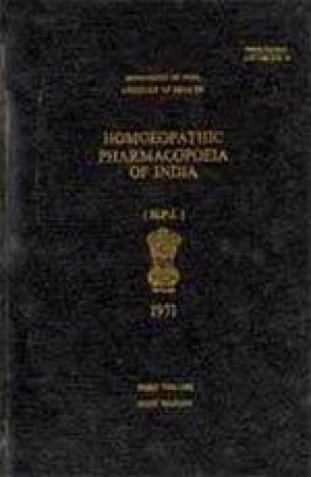 Homoeopathic Pharmacopoeia of India (Volume I, Year 1971)