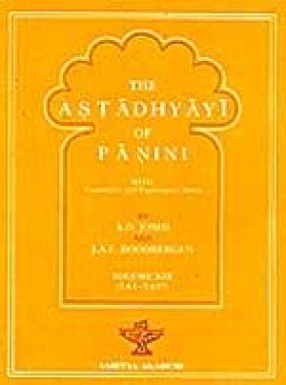 The Astadhyayi of Panini (Volume XIII)