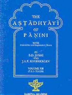The Astadhyayi of Panini (Volume XII)