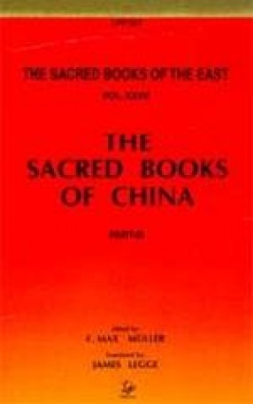 The Sacred Books of China: The Texts of Confucianism (Volume 27)
