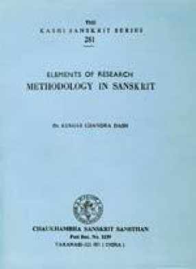Elements of Research Methodology in Sanskrit