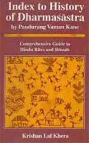 Index to History of Dharmasastra by Pandurang Vaman Kane