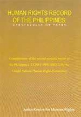 Human Rights Record of the Philippines: Spectacular on Paper