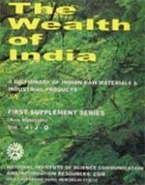 The Wealth of India: A Dictionary of Indian Raw Materials & Industrial Products: First Supplement Series (Raw Materials) (Volume-4: J-Q)