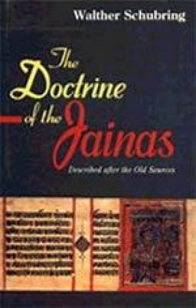 The Doctrine of the jainas: Described after old sources