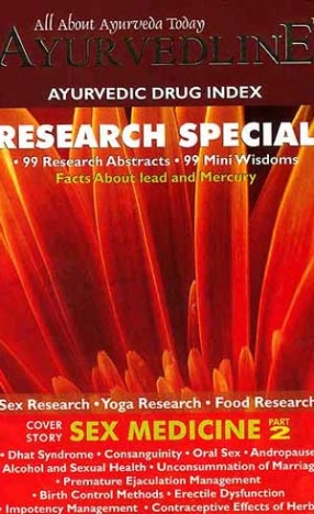 All About Ayurveda Today Ayurvedline Research Special (Sex Research, Yoga Research, Food Research)