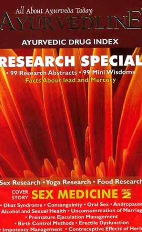 All About Ayurveda Today Ayurvedline Research Special (Sex Research, Yoga Research, Food Research)