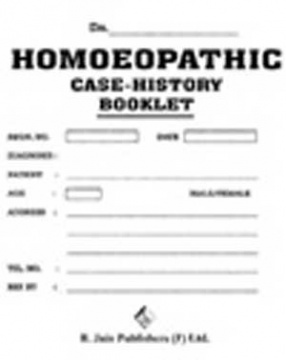 Homeopathic Case History Booklet