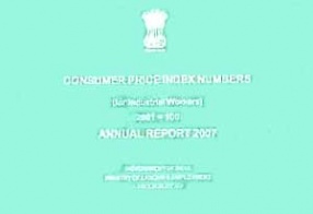 Consumer Price Index Numbers: For Industrial Workers, 2001=100 : Annual Report, 2007