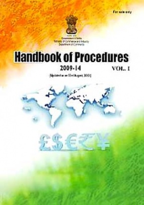Handbook of Procedures: 27th August 2009-31st March 2014, w.e.f. 23.08.2010, Volume I