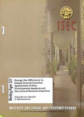 Energy Use Efficiency in Indian Cement Industry: Application of Data Envelopment Analysis and Directional Distance Function