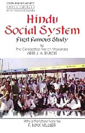 Hindu Social System: First Famous Study