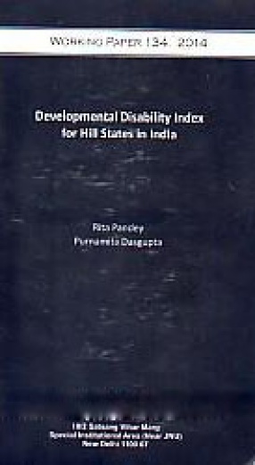 Developmental Disability Index for Hill States in India