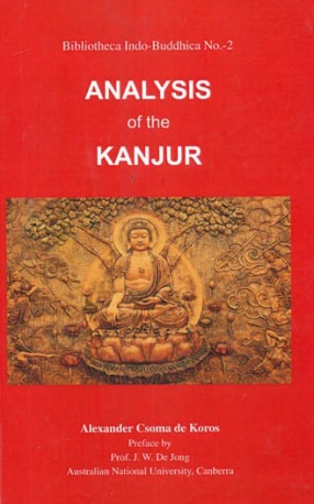 Analysis of The Kanjur