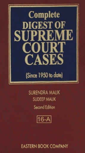 Complete Digest of Supreme Court Cases: Reissue Volumes 16-A and 16-B (In 2 Volumes)