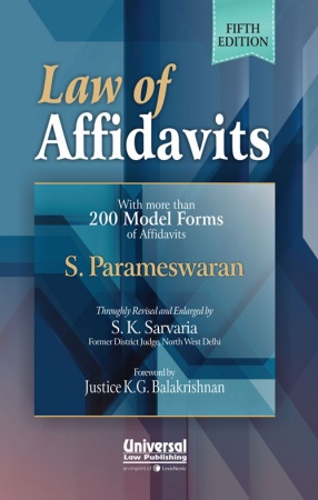 Law of Affidavits: With more than 200 Model Forms of Affidavits