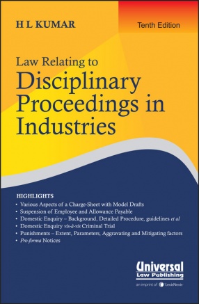 Law Relating to Disciplinary Proceedings in Industries