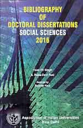 Bibliography of Doctoral Dissertations Social Sciences 2016