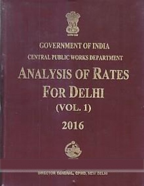 Analysis of Rates for Delhi, 2016 (In 2 Volumes)