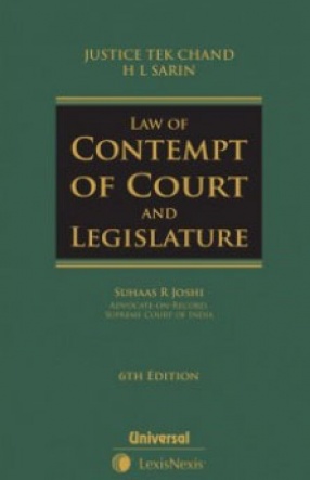 Law of Contempt of Court And Legislature