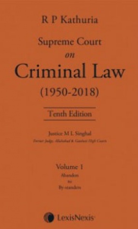 Supreme Court on Criminal Law (1950-2018) (in 7 volumes)