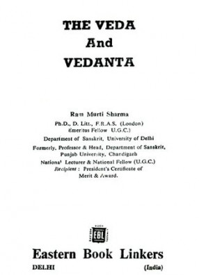 The Veda and Vedanta
