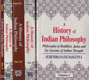 A History of Indian Philosophy (In 5 Volume)