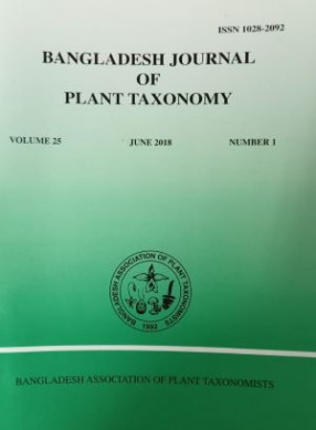 Bangladesh Journal of Plant Taxonomy, Vol. 25, No. 1